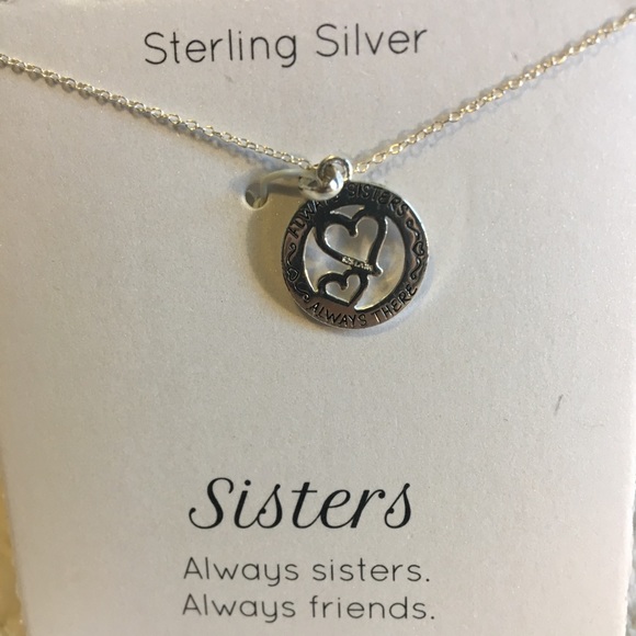 NWT Sterling Silver Sisters Necklace - Picture 2 of 2
